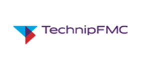 Logo da TechnipFMC, empresa parceira da Vision Marine Training